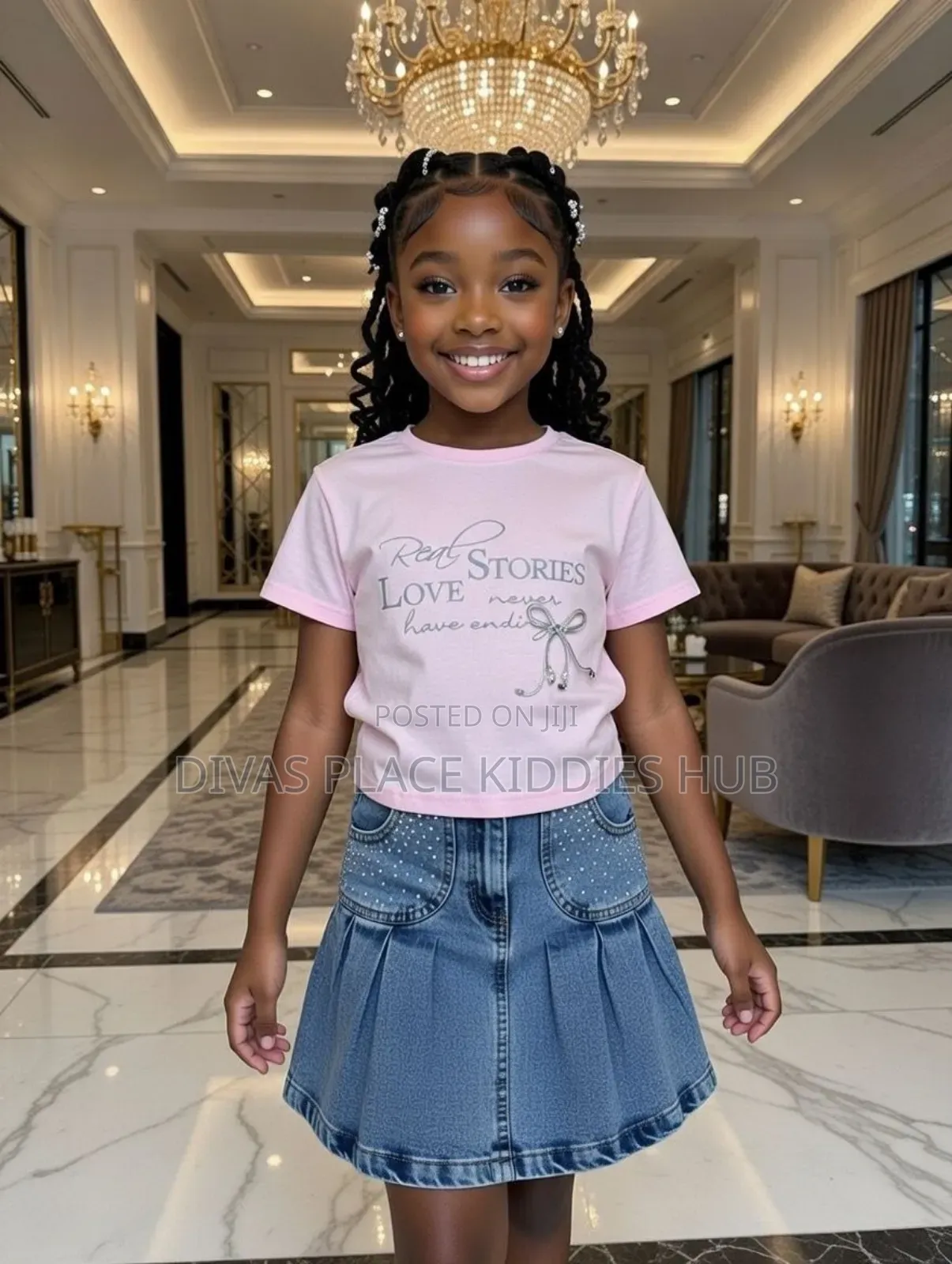 Girl Short Sleeves/Skirt