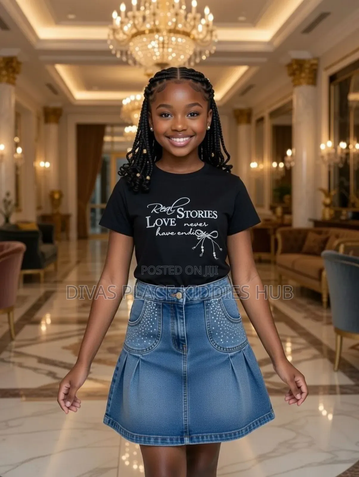 Girl Short Sleeves/Skirt