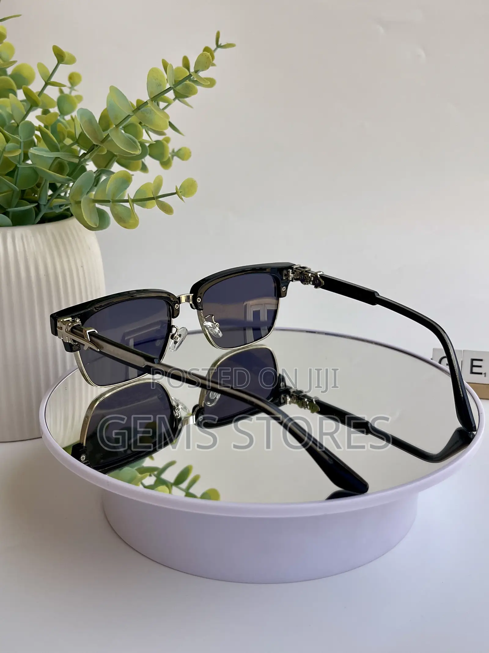 Premium Vintage Clubmaster Frames – Blue Light Blocking Tinted