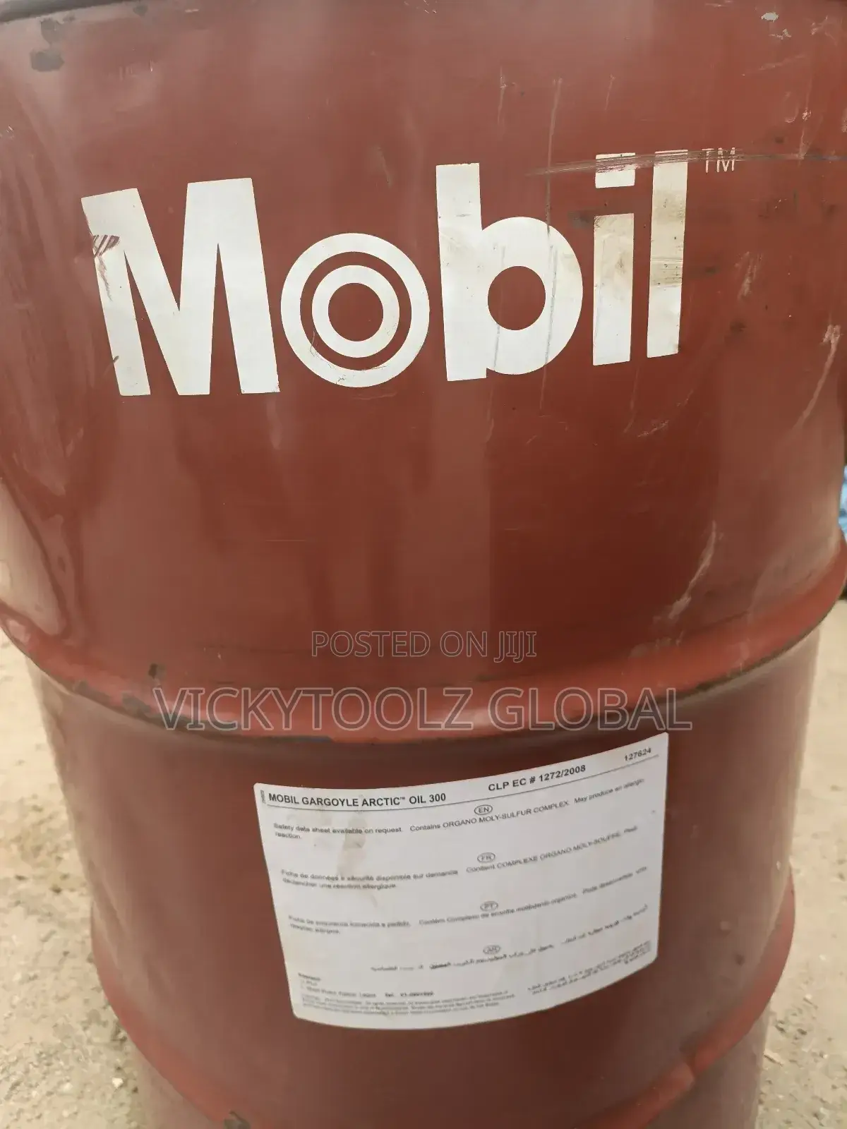 Mobil Gargoyle Arctic 300 208litres Drum