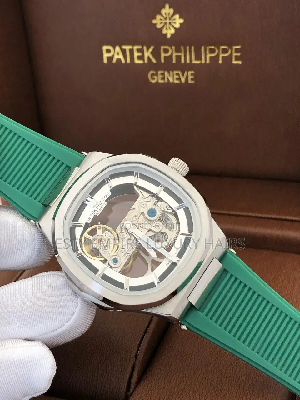 High Quality Patek Philippe Automatic Engine Rubber Strap