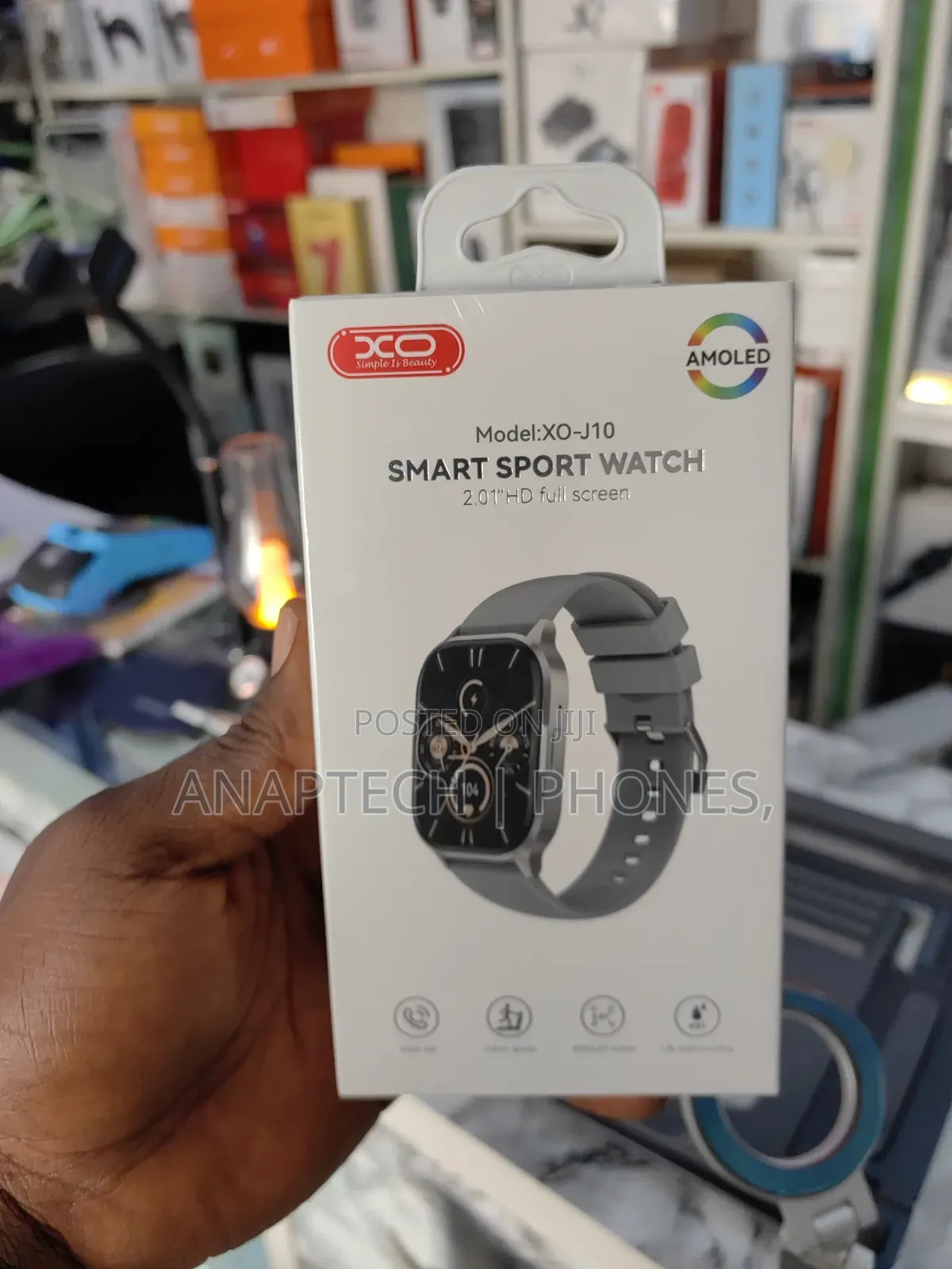 Xo Model Xo -J10 Smart Sport Watch 2.01 Hd Full Screen