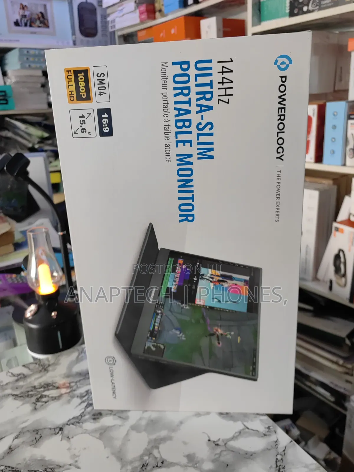 Powerology144hz Ultra-Slim Portable Monitor,