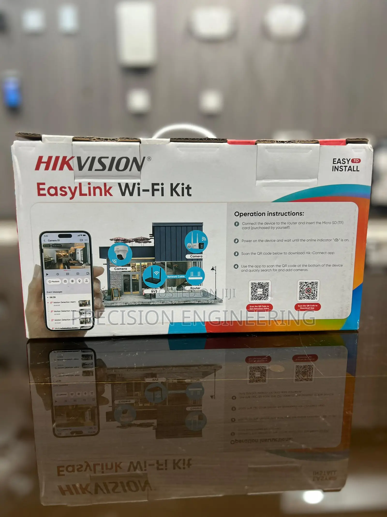 Hikvision Nks422w02h 2mp H.265 One Bullet + One Turret Wifi Nvs Kit