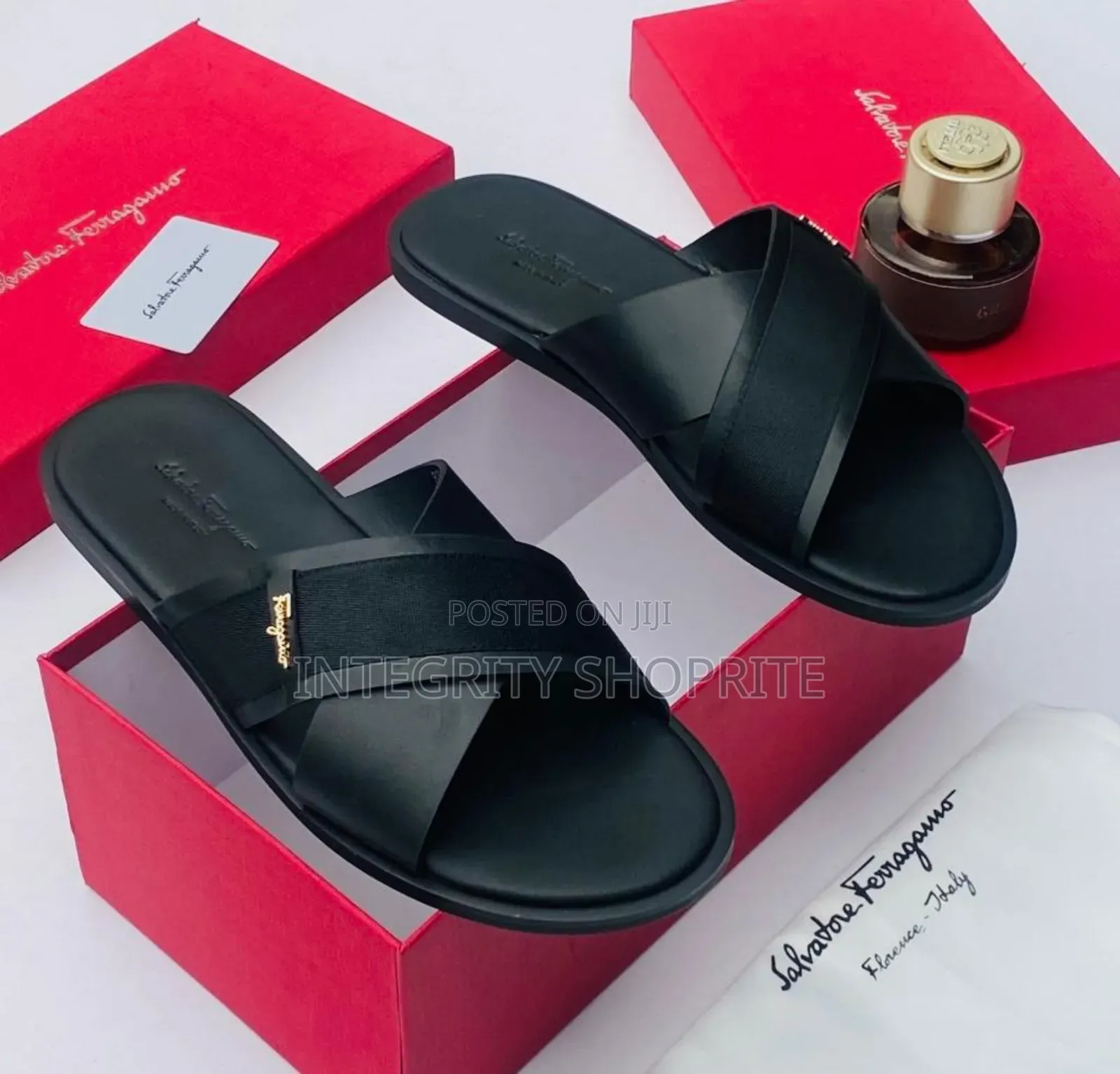 Black Salvatore Ferragamo Footage