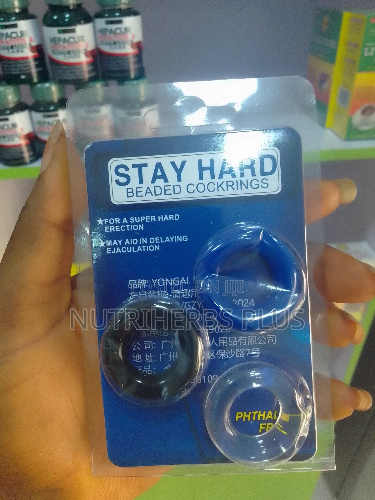 Stay Hard Beaded Cock Ring: For Prolonged Ejaculations