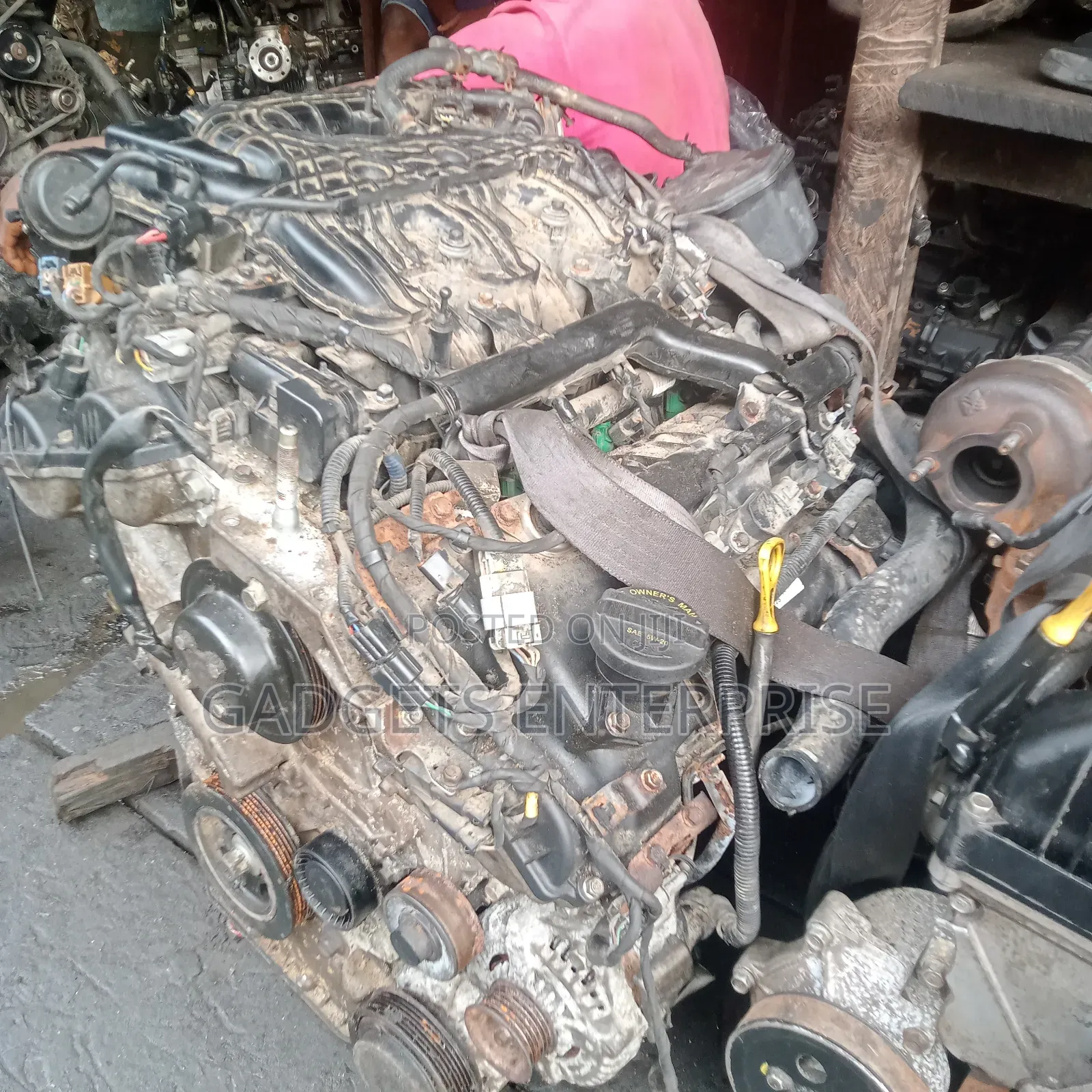 Complete Engine for Hyundai Santa Fe 2014 to 2017 Model Direct Tokunbo