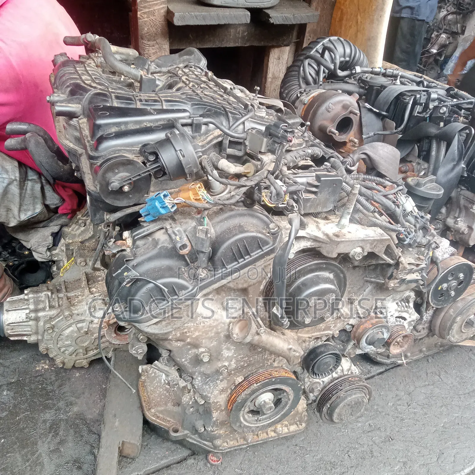 Complete Engine for Hyundai Santa Fe 2014 to 2017 Model Direct Tokunbo