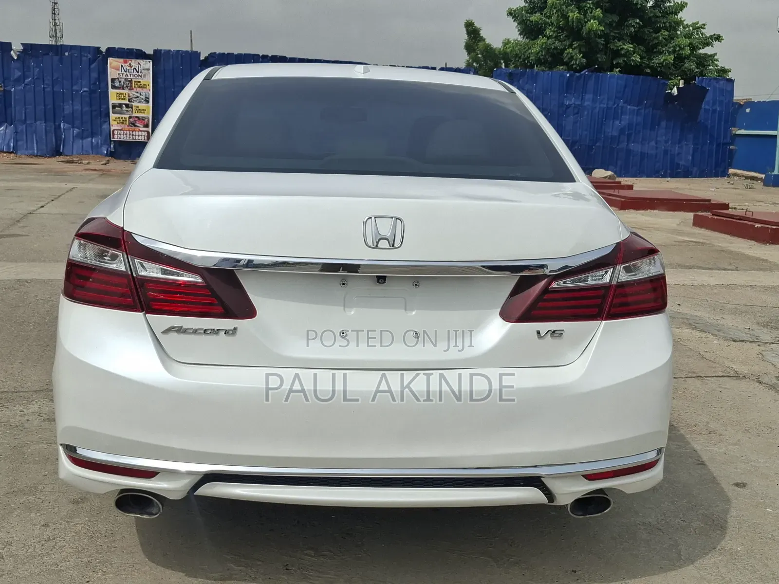 Honda Accord EX-L V-6 4dr Sedan FWD (3.5L 6cyl 6A) 2016 White