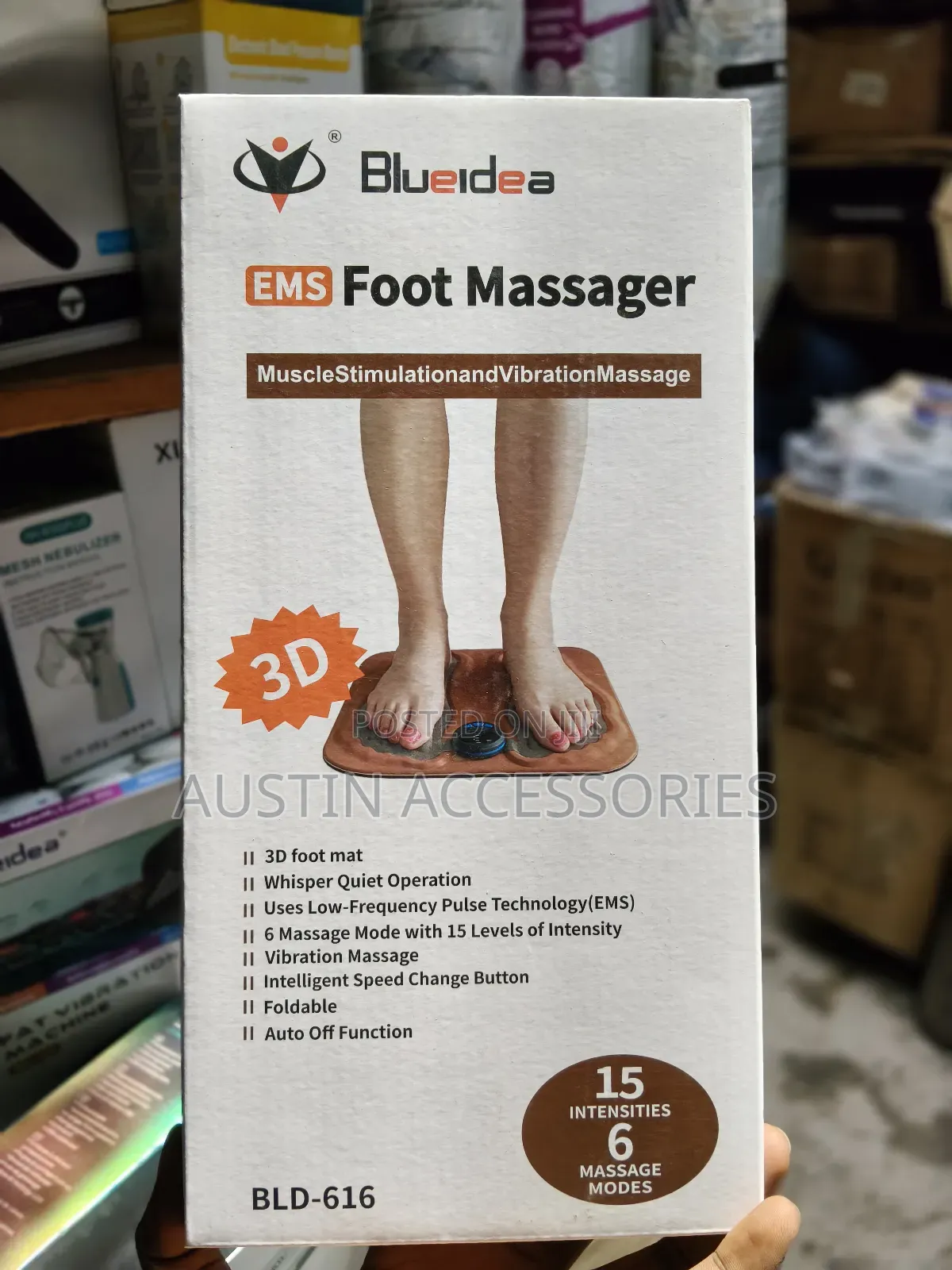 Blueidea Ems Foot Massager Muscle Stimulation and Vibration