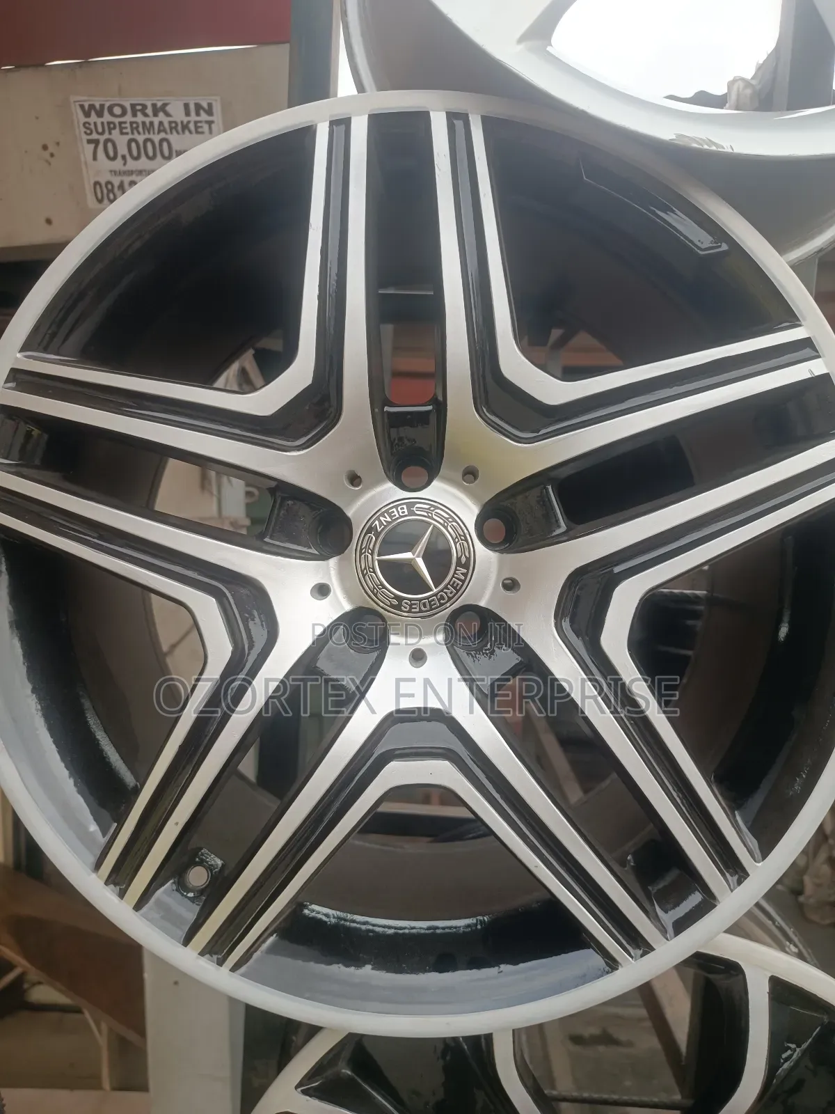 20rim For Mercedes Benz Black And White