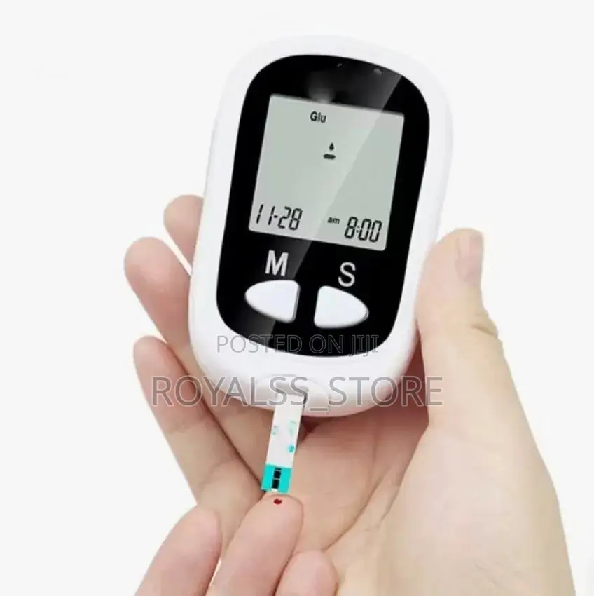 Fast Accurate Blood Sugar Glucose Monitor Kit With Large Hd LCD Screen