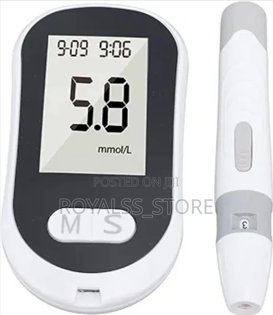 Fast Accurate Blood Sugar Glucose Monitor Kit With Large Hd LCD Screen
