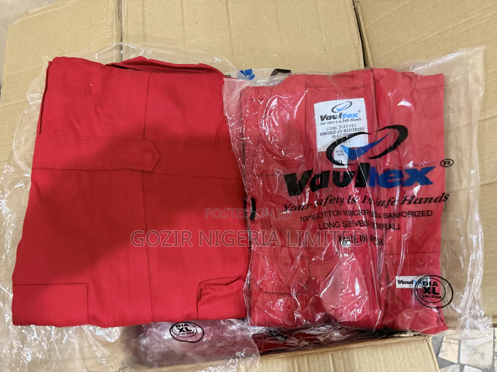 Vaultex Coverall Red