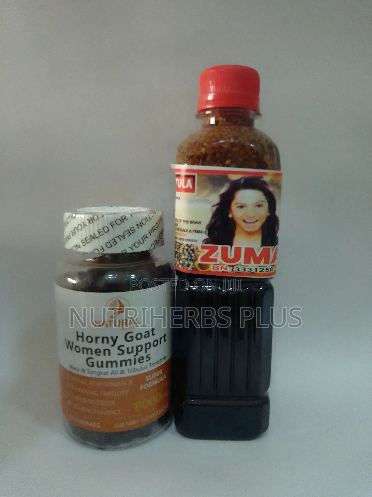 Zuma Gorontula Syrup+ Horny Goat Women Support Gummies