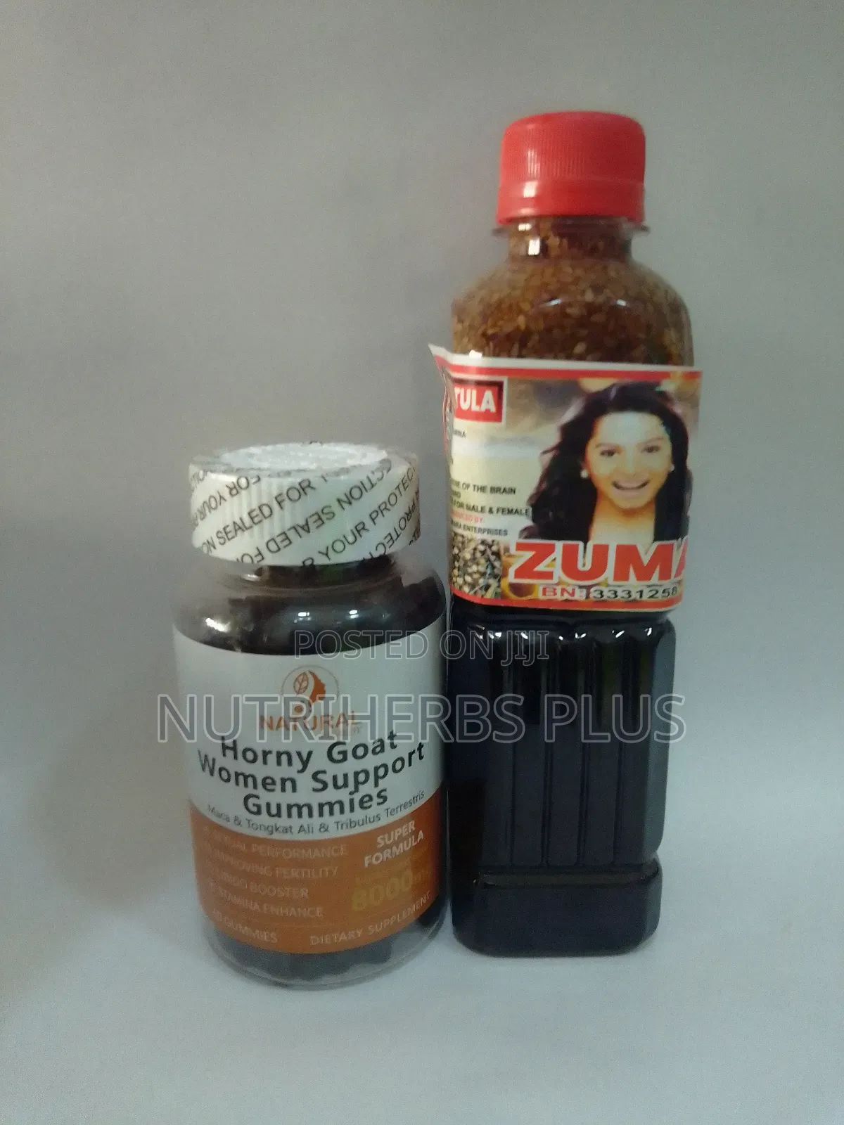 Zuma Gorontula Syrup+ Horny Goat Women Support Gummies