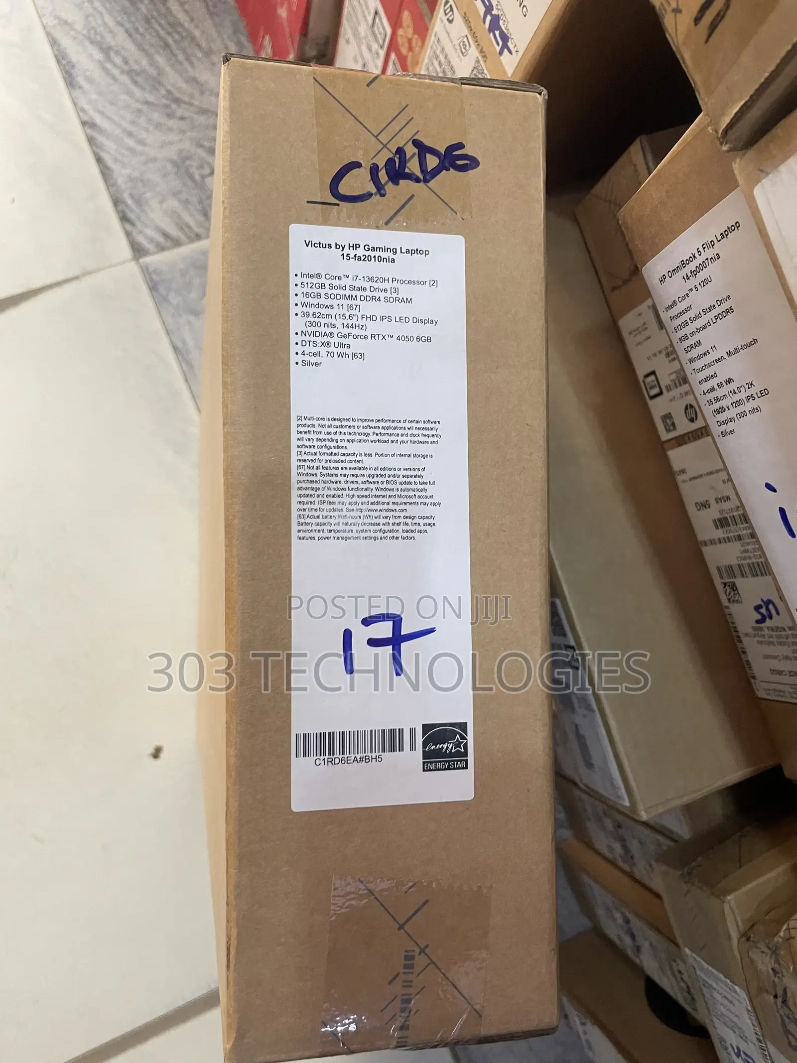 New Laptop HP Victus 15 16GB Intel Core i7 SSD 512GB