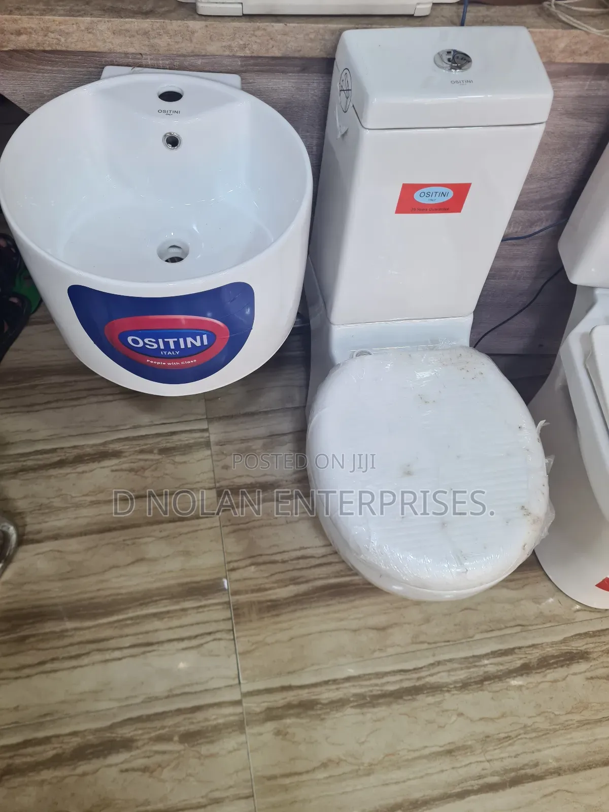 (Ositini  Italian) Water Closet Set Is a Complete