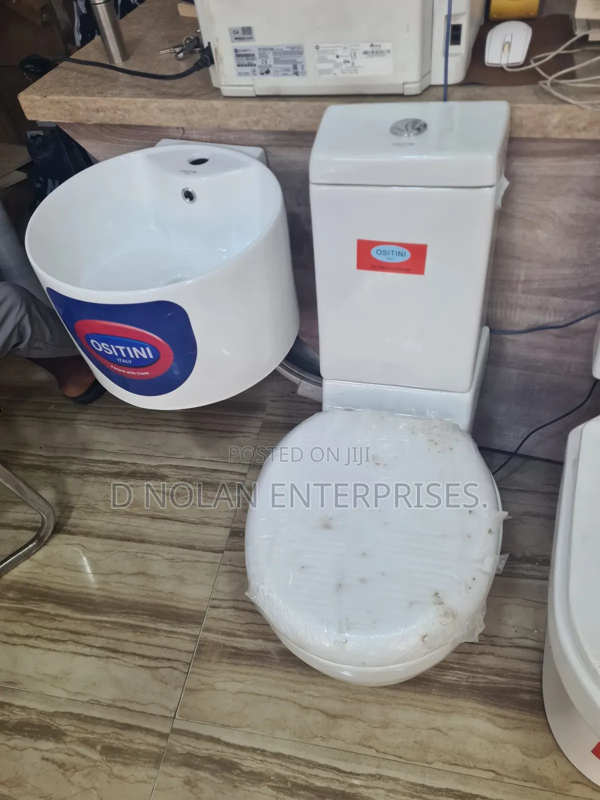 (Ositini  Italian) Water Closet Set Is a Complete