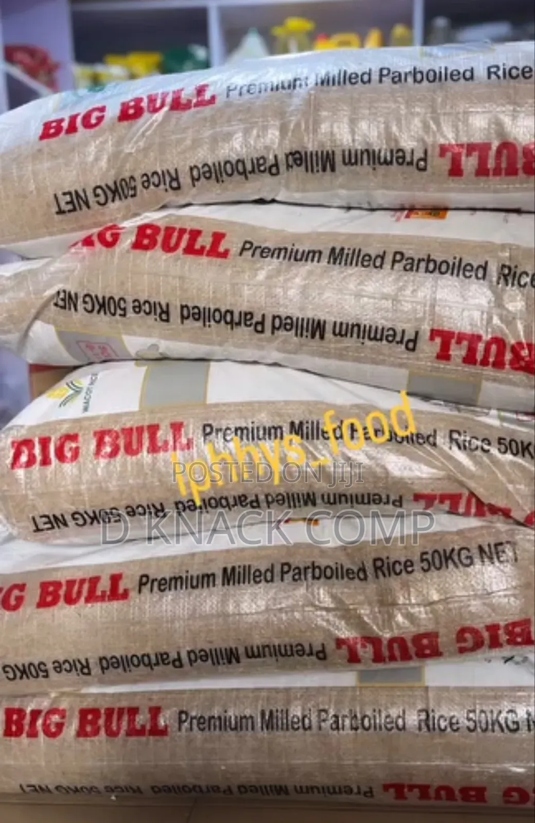 Big Bull Rice 50kg