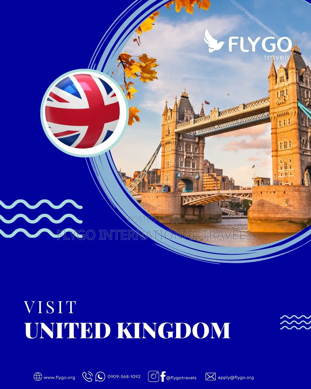 Uk Standard Visitor Visa 2025/2026 – High Success Rate | Flygo Travels