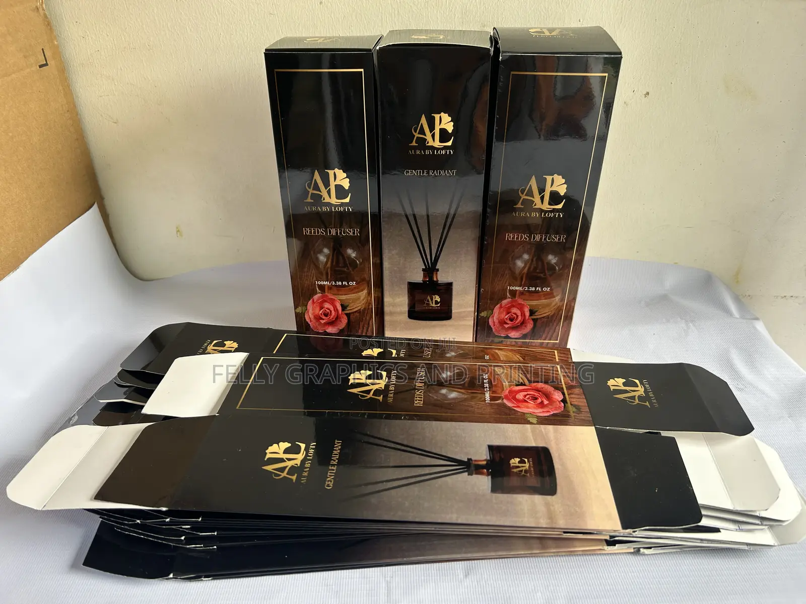 Carton For Soap, Perfume And Diffuser