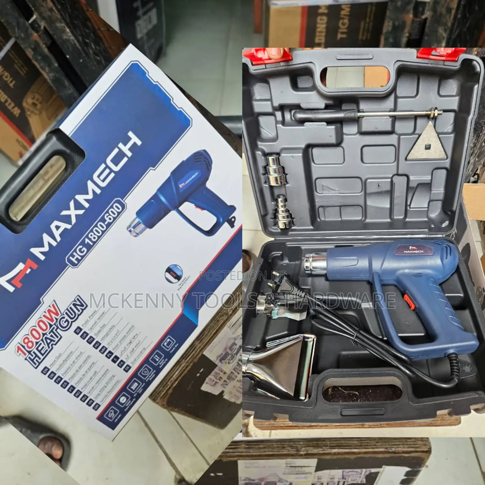 Maxmech Hg 1800-600 Heat Gun – 1800w Professional Grade