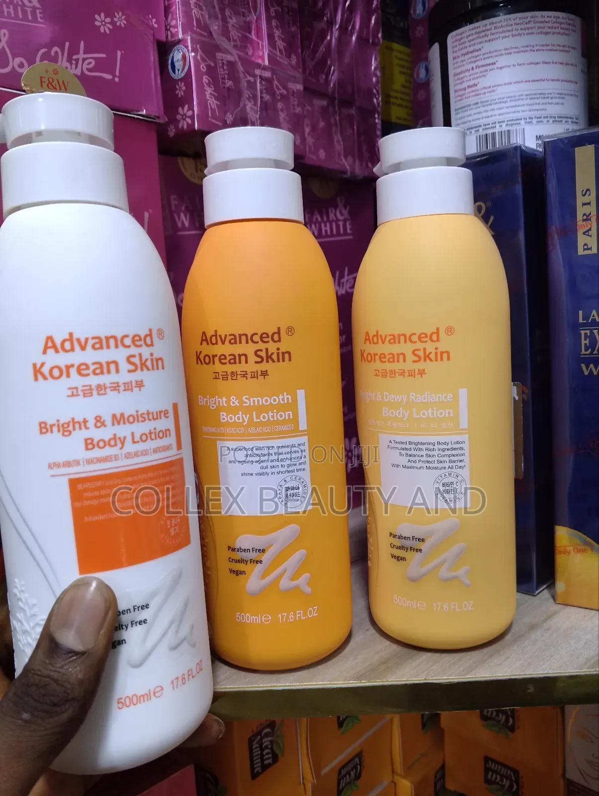 Advanced Korean Skin Bright and Moisture Body Lotion
