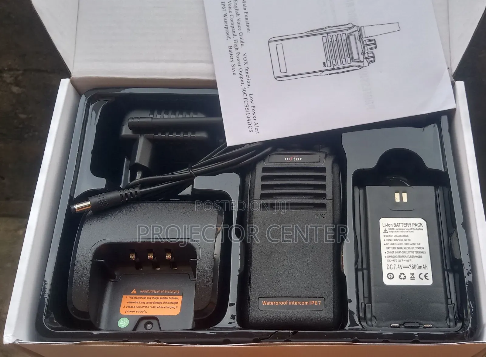 Mstar M-1688 Waterproof Transceiver Professional Walkie Talkie Ip67/68