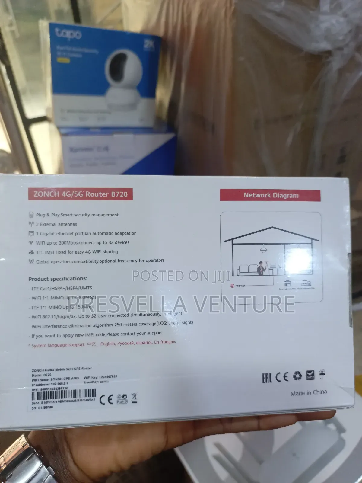 Zonch 4g 5g Mobile Wifi Cpe Router B720