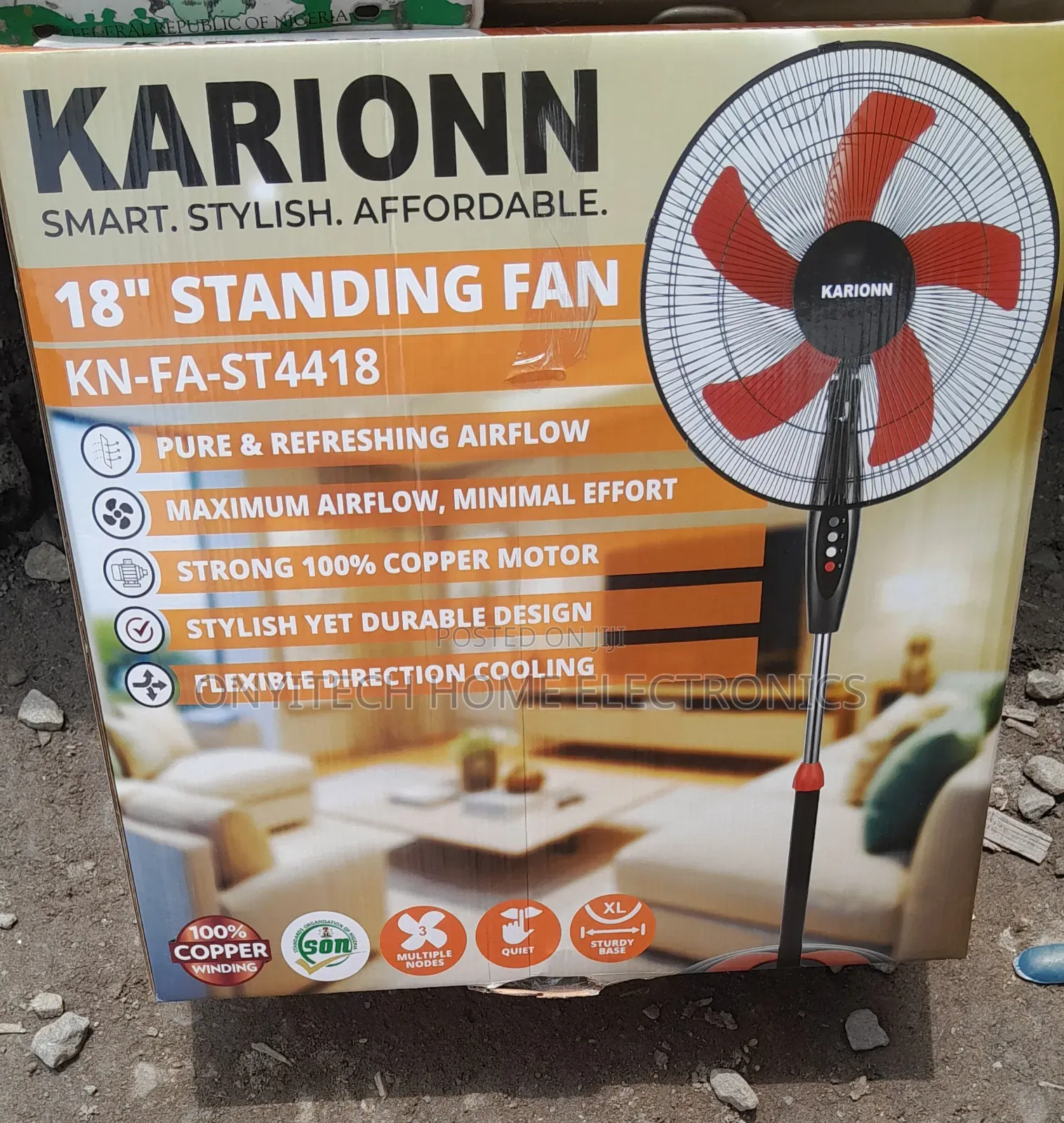 Karionn 18inches Standing Fan[Kn-Fa-St4418]