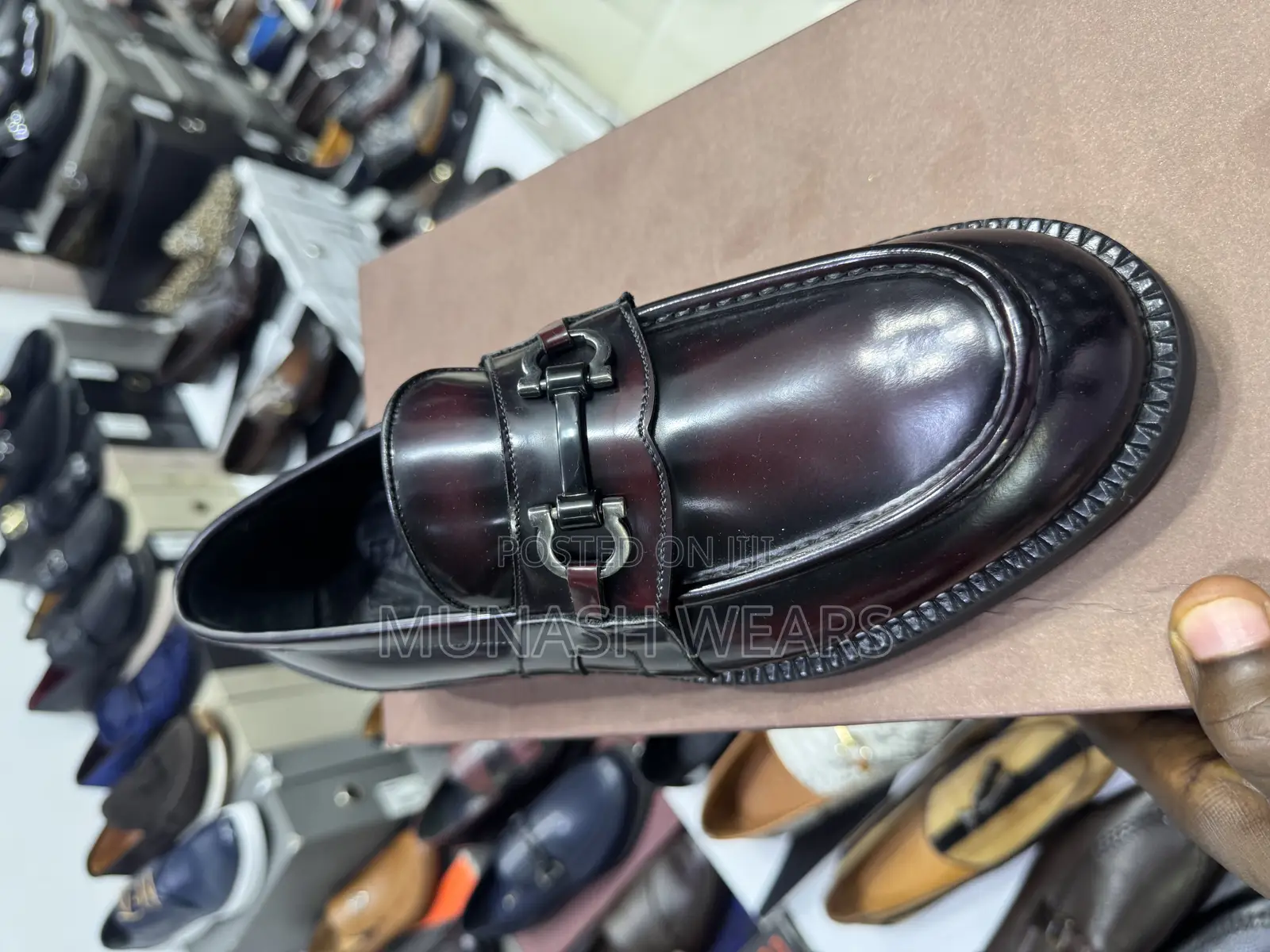 Italian Leather Classic Feragamo Shoes 40-47 Available