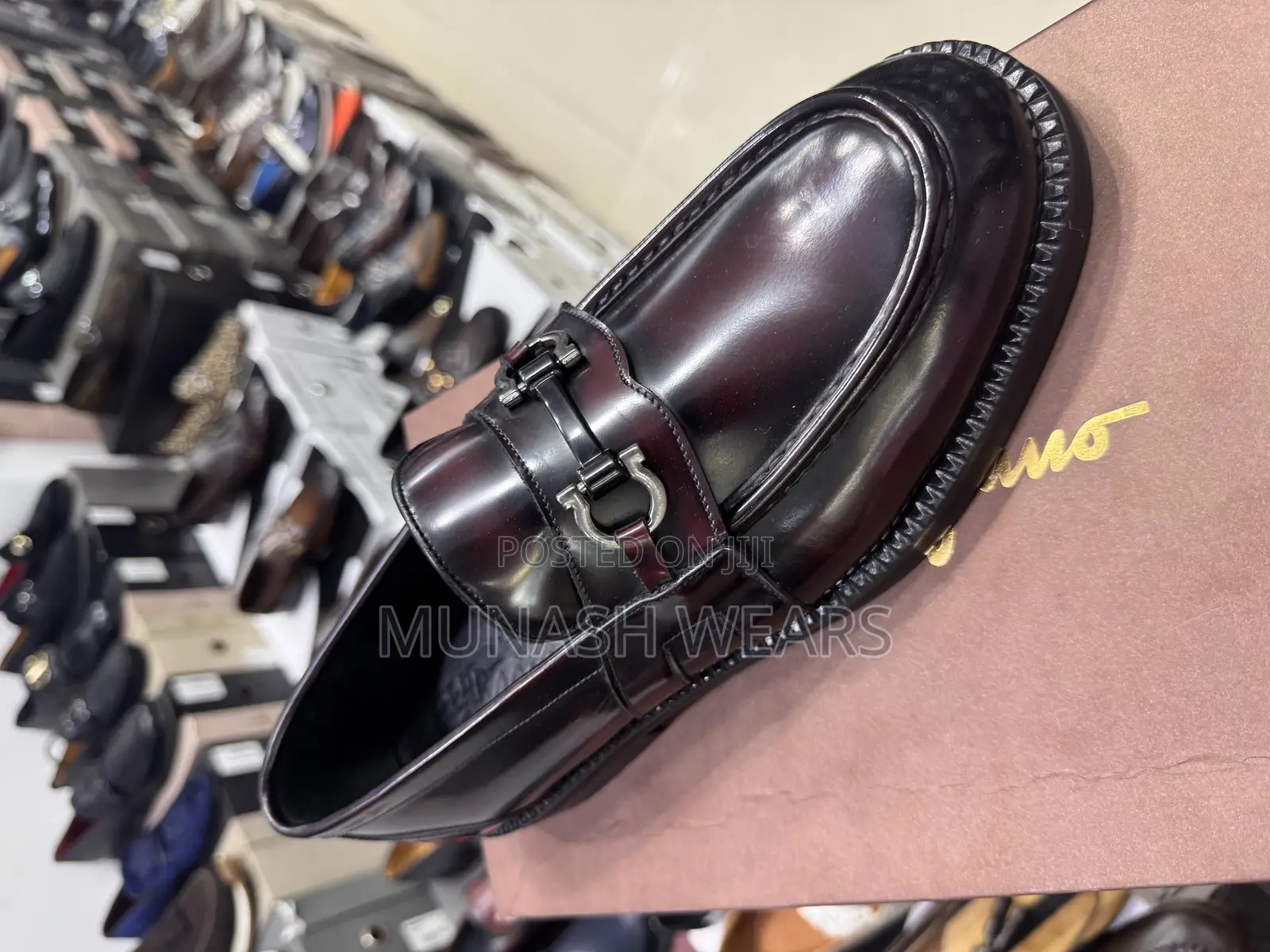 Italian Leather Classic Feragamo Shoes 40-47 Available