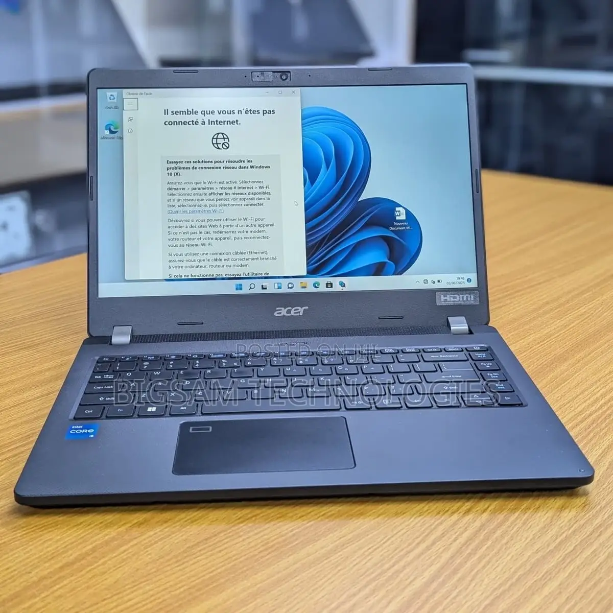New Laptop Acer TravelMate Spin B1 16GB Intel Core i7 SSD 512GB