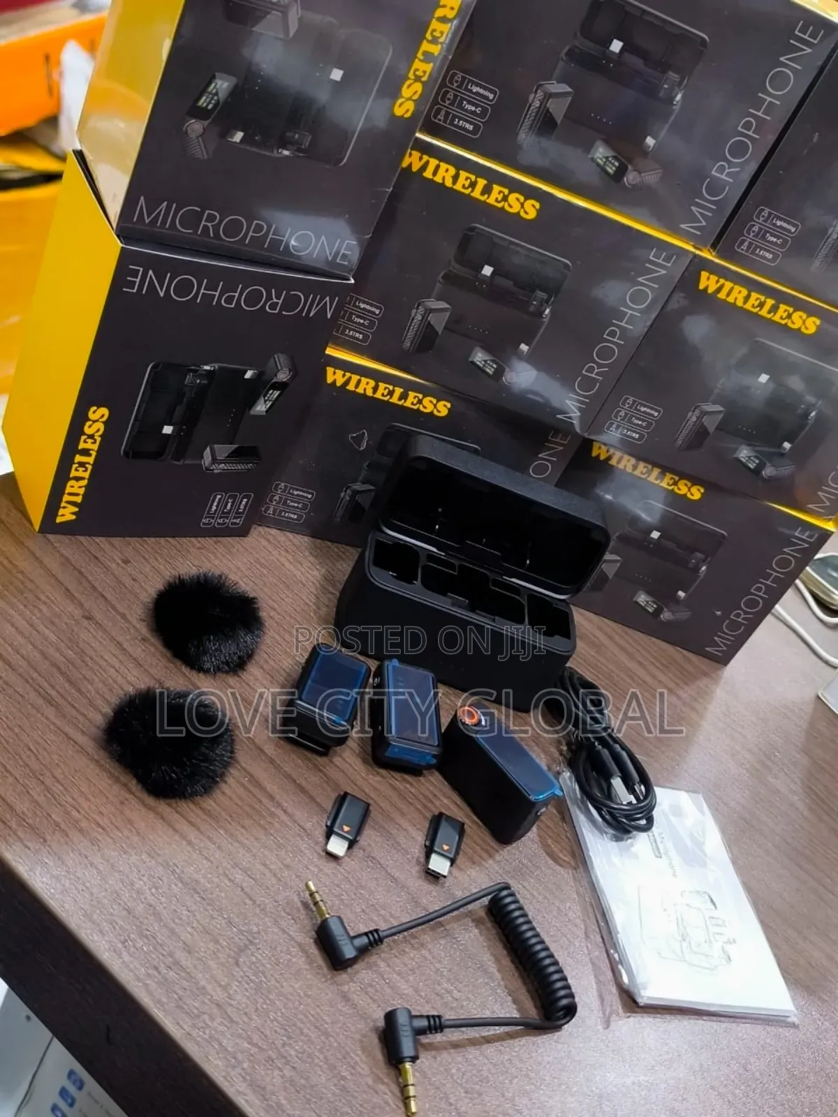 M15 Wireless 3in1 Microphone for Phone ,Camera Ai Anc Clip-on/Magnetic