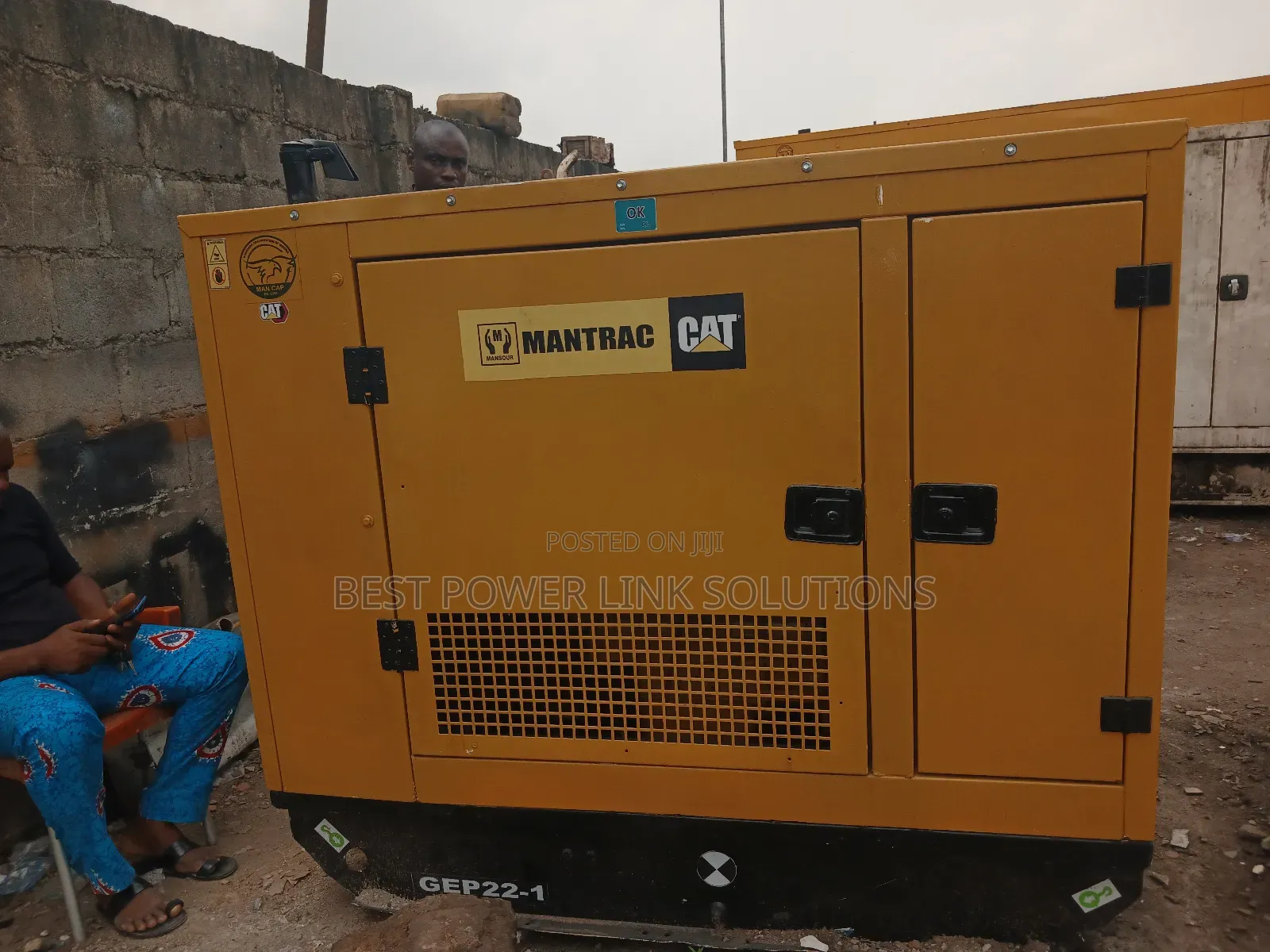 20kva Uk Cat Mantrac Generator for Sale