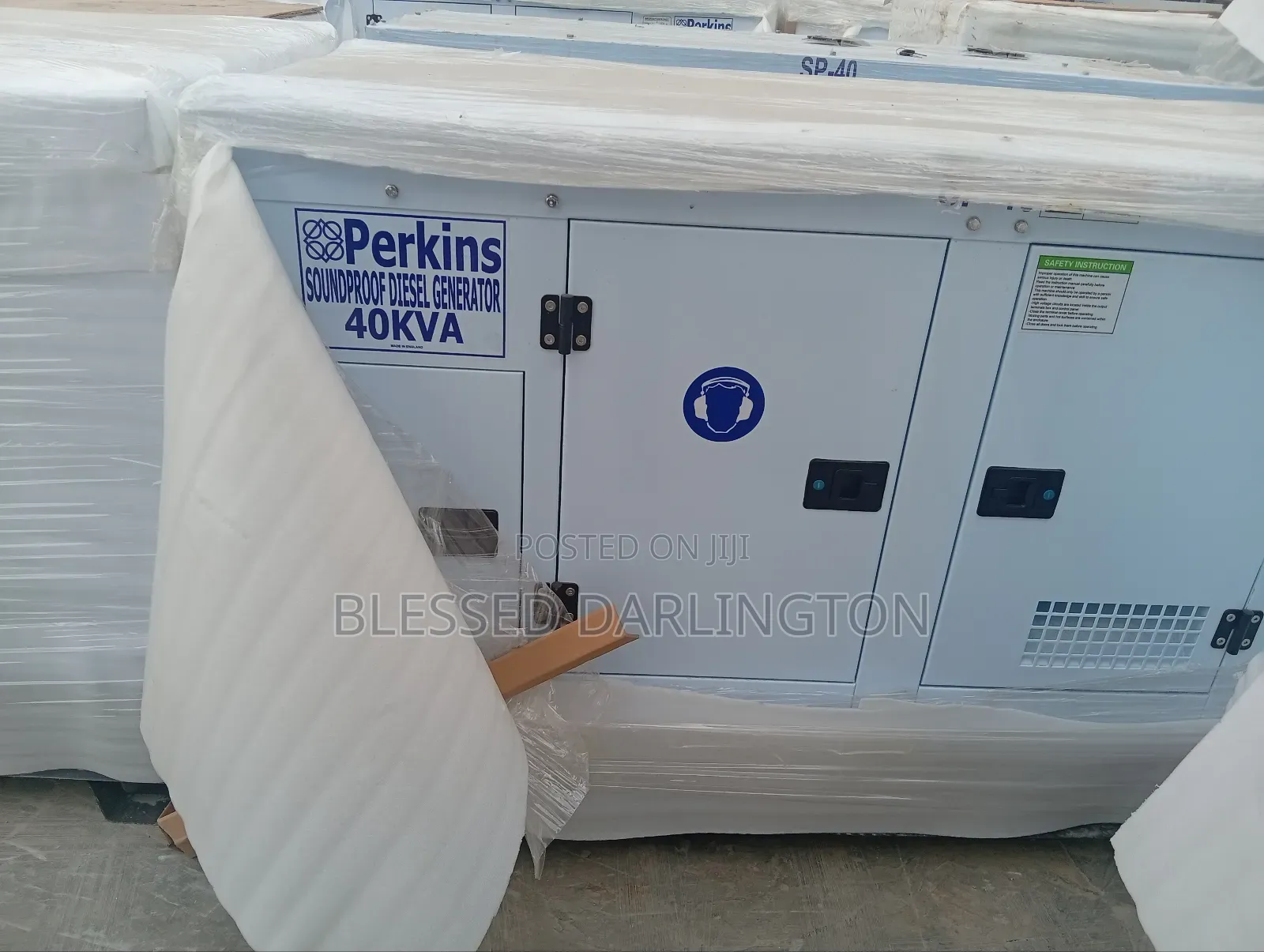 40kva Perkins Soundproof Generator 2yrs Warranty