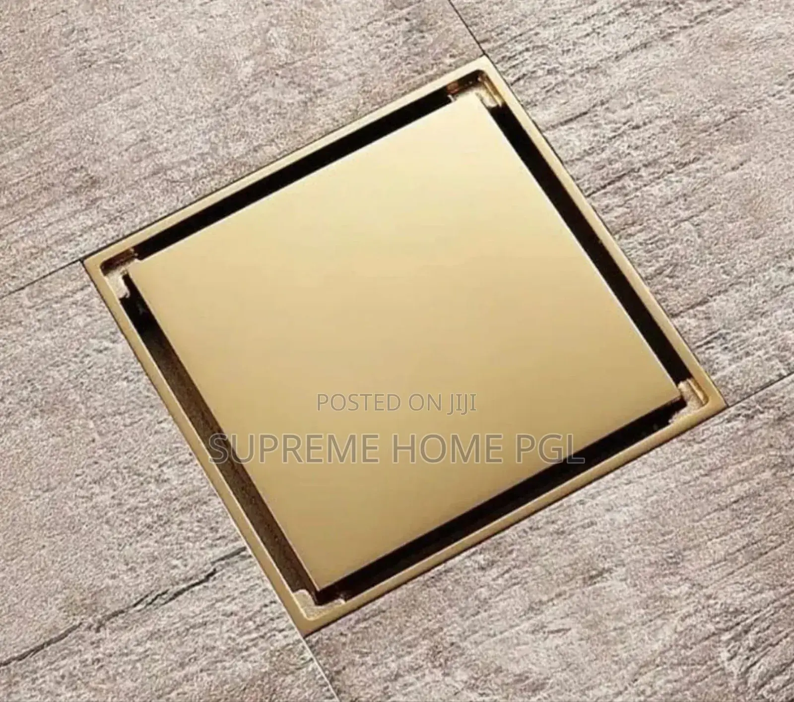 High Quality 304ss 15x15cm Edge Water Floor Drain or Tile Insert