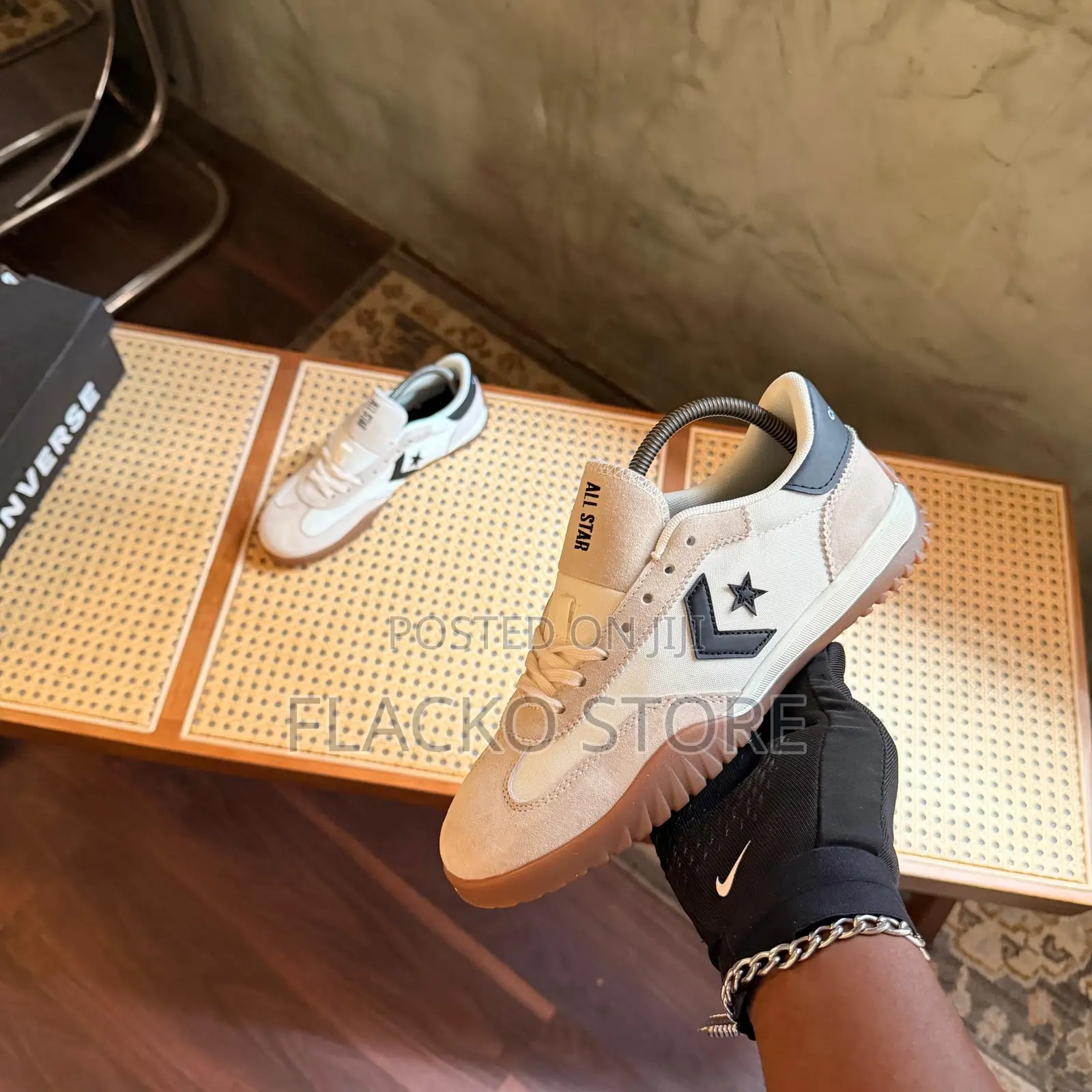 Original Converse Run Star Hike White Egret Gum Sneakers