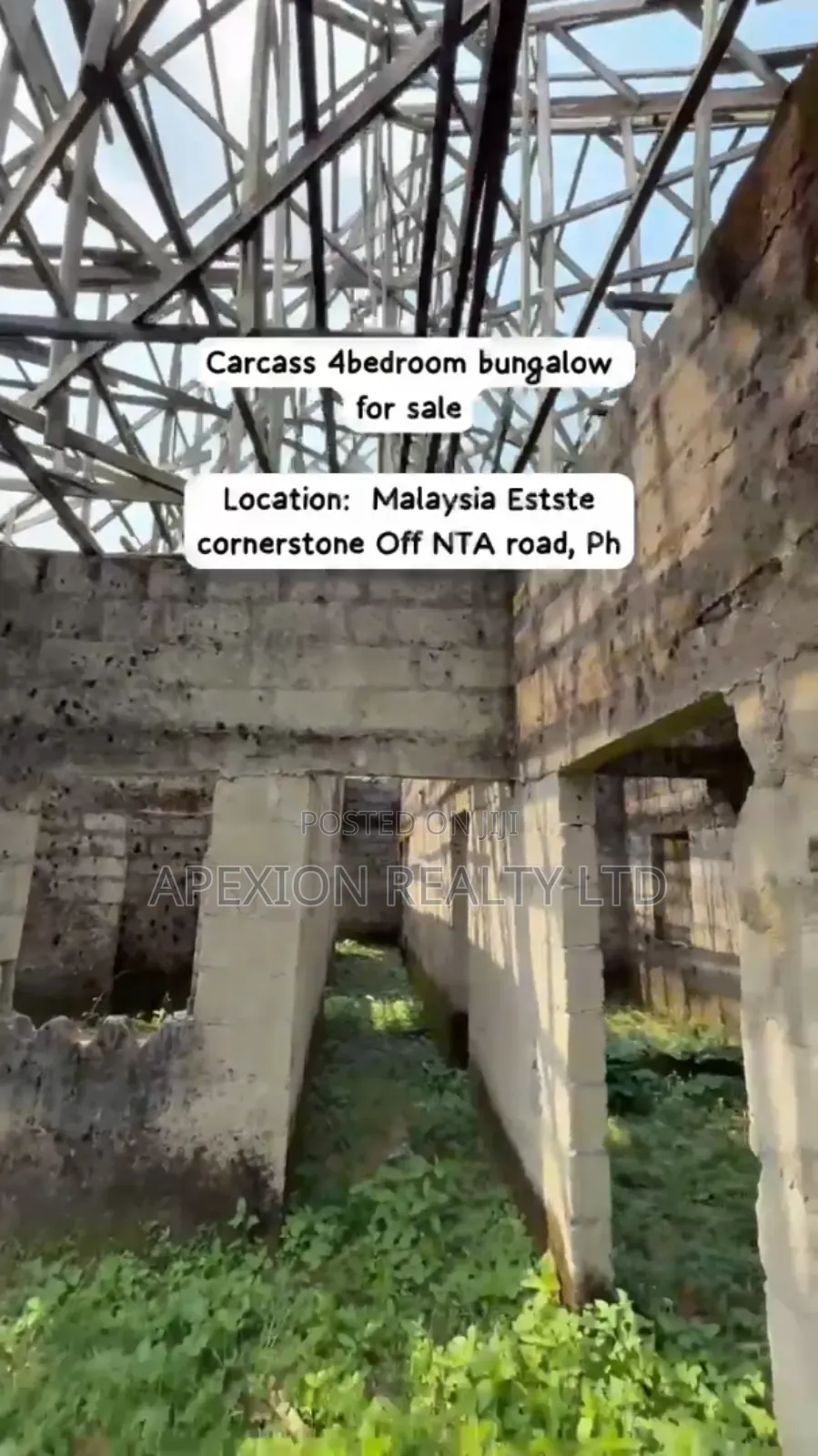 4bdrm Bungalow in Malaysia Estate, Uzoba for sale