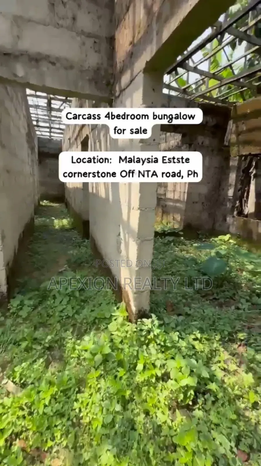4bdrm Bungalow in Malaysia Estate, Uzoba for sale
