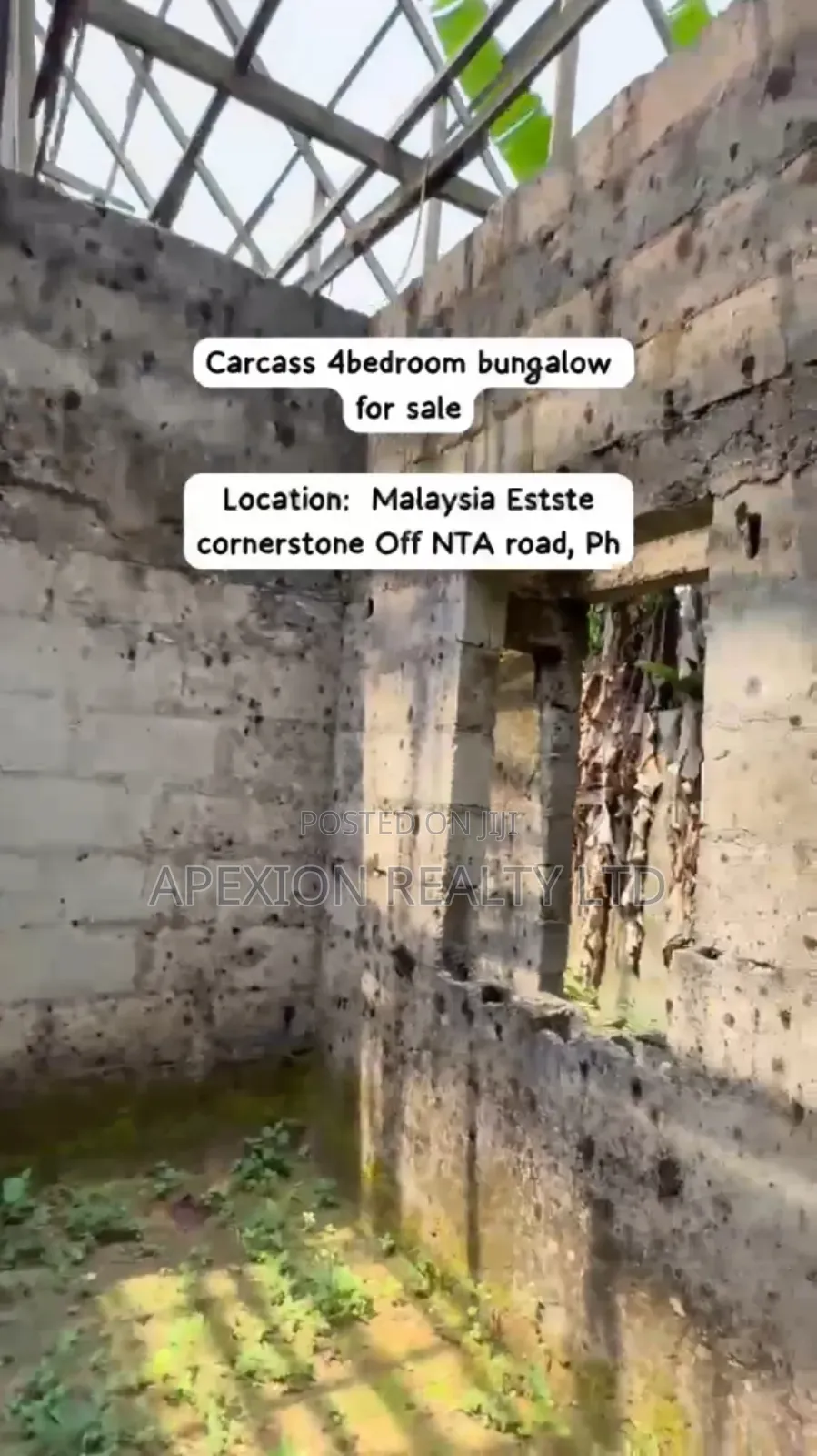 4bdrm Bungalow in Malaysia Estate, Uzoba for sale