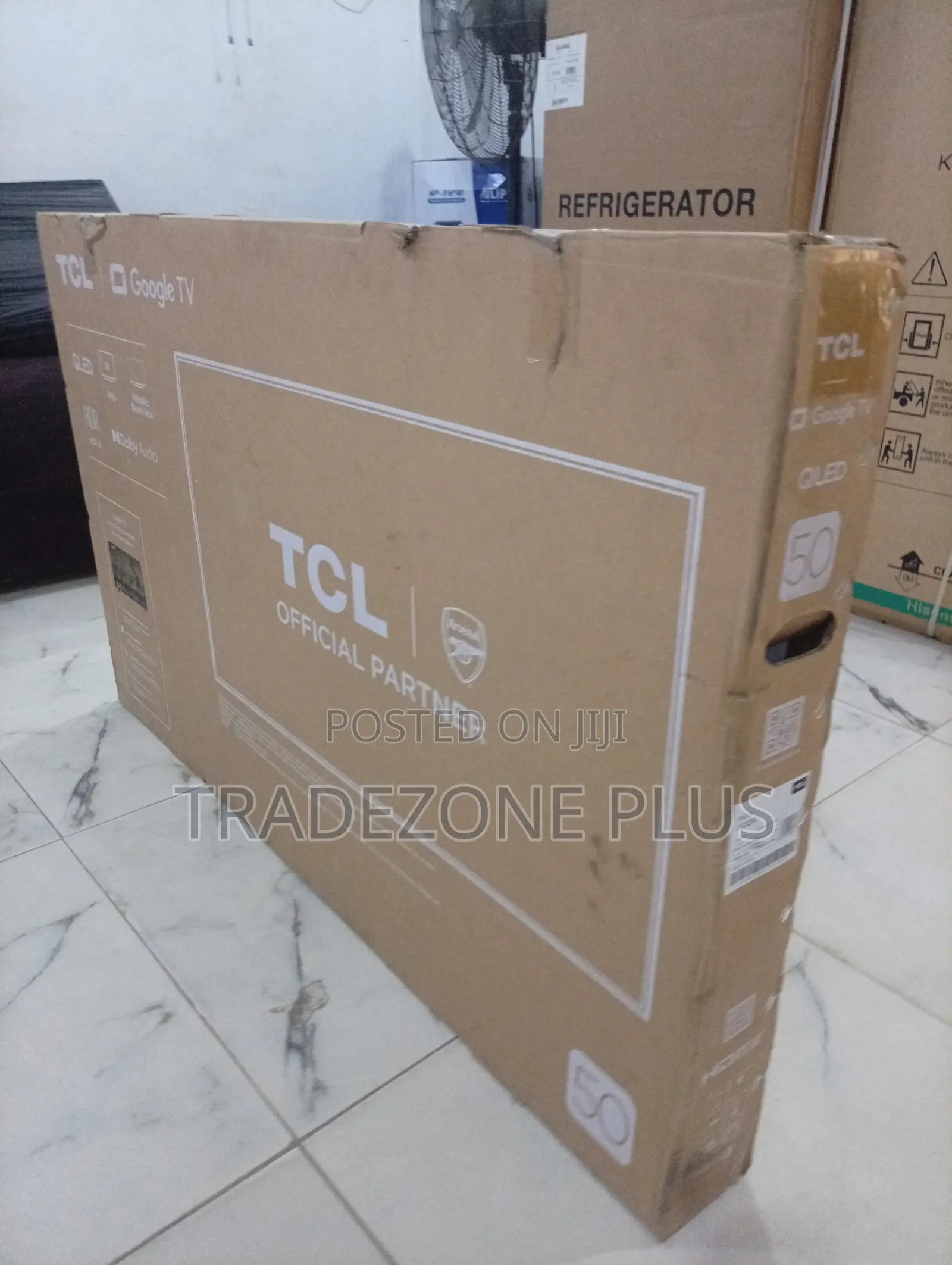 Brand New TCL 50-Inch Smart Tv – Slim Bezel, Voice Control,