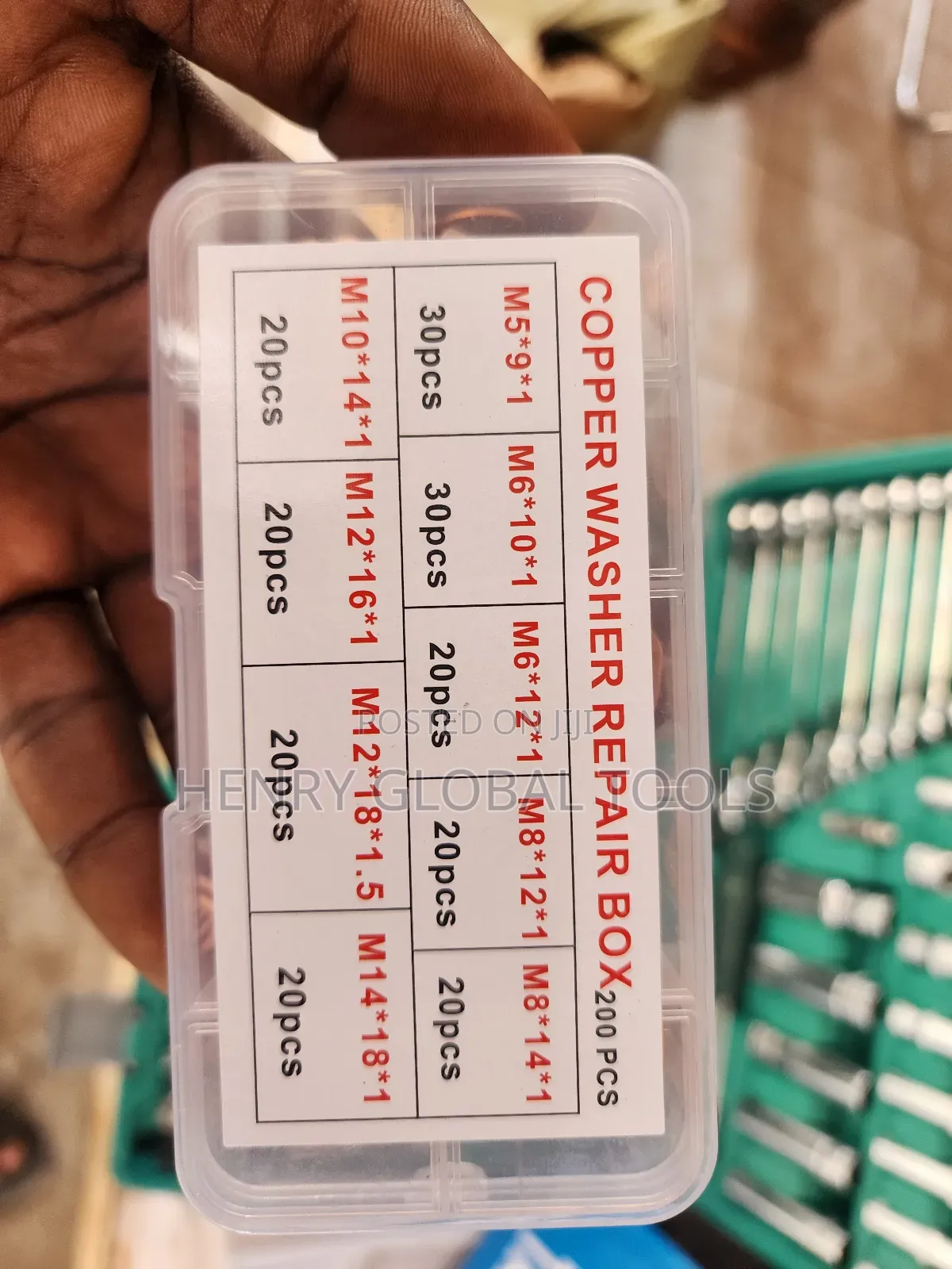 200pcs Copper Washer Repair Kits