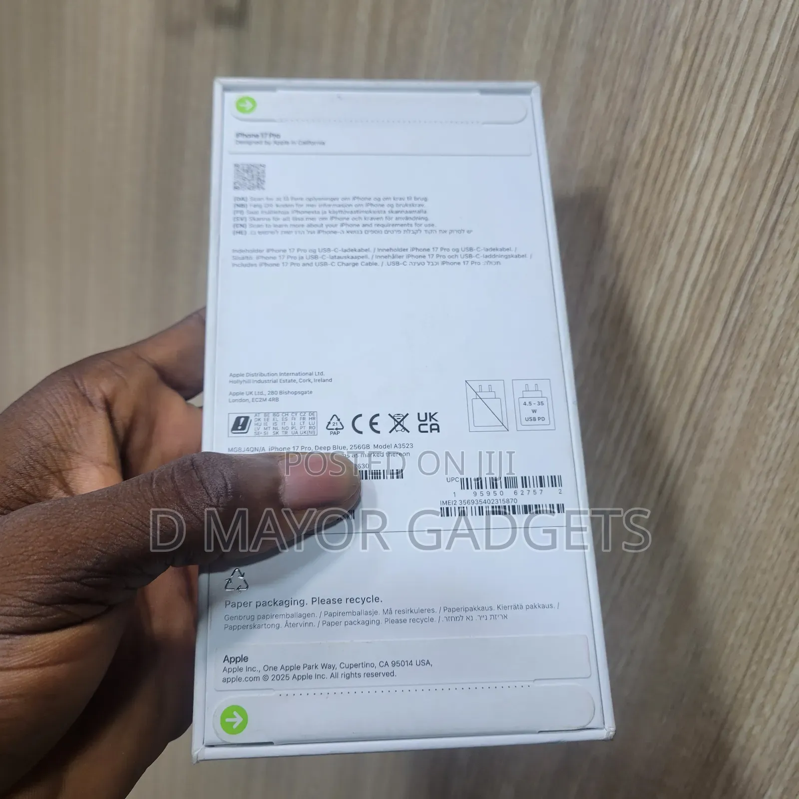 New Apple iPhone 17 Pro 256 GB
