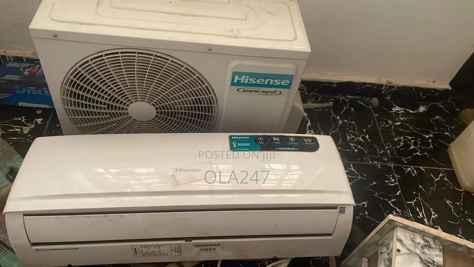 Clean Hisense 1.5hp Inverter Expert Split Ac (Working Perfectly)