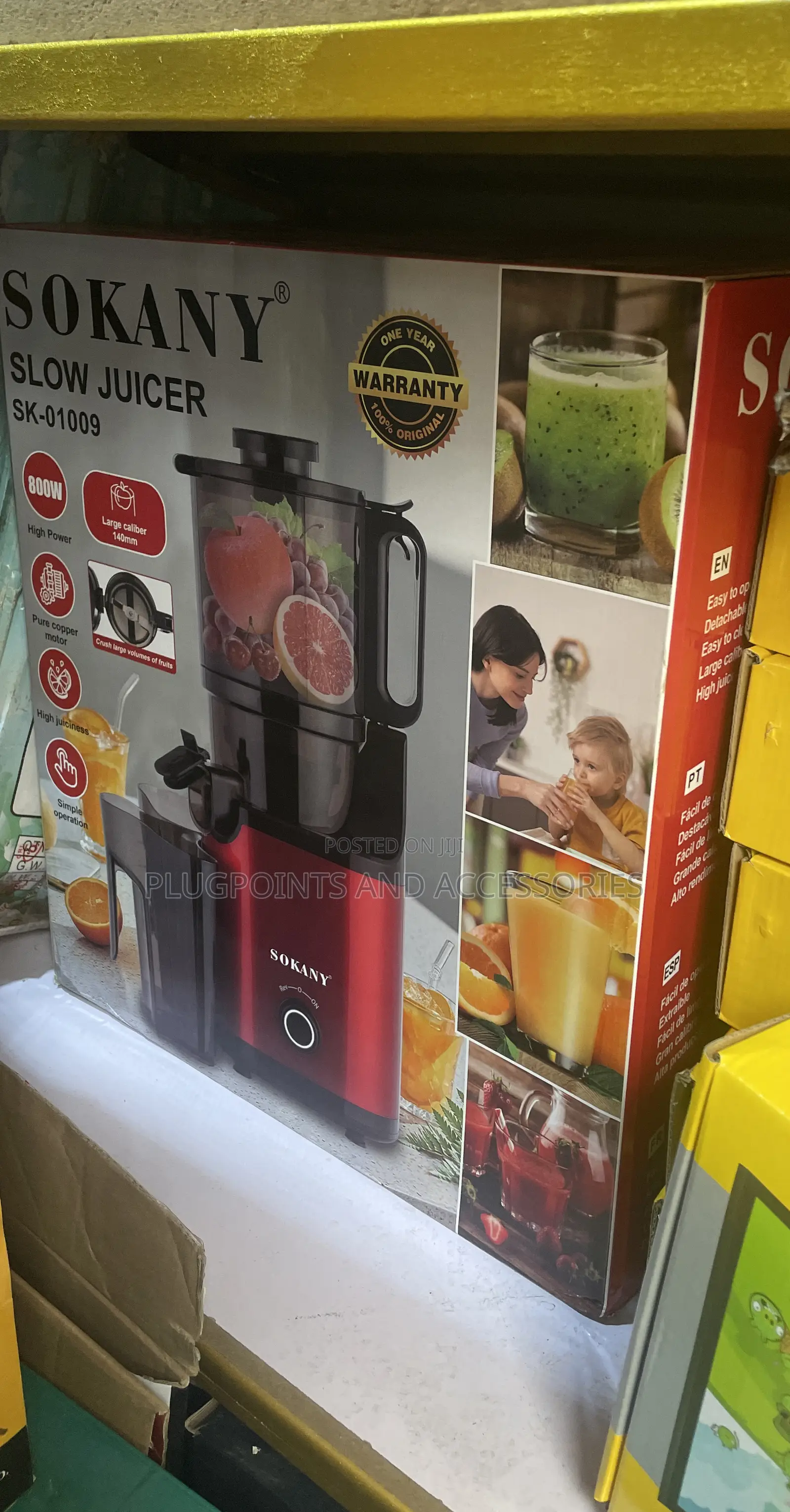 Sokany Slow Juicer Sk01009 + Free Delivery Today Only