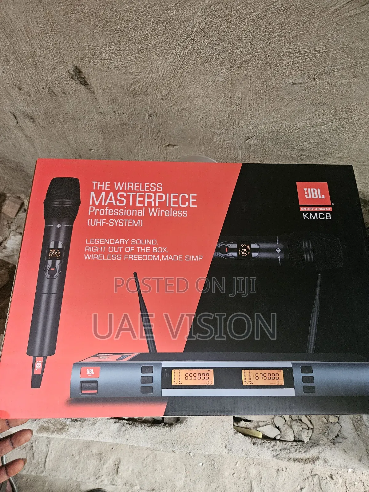 JBL Wireless Microphone Mastepiece Kmc8