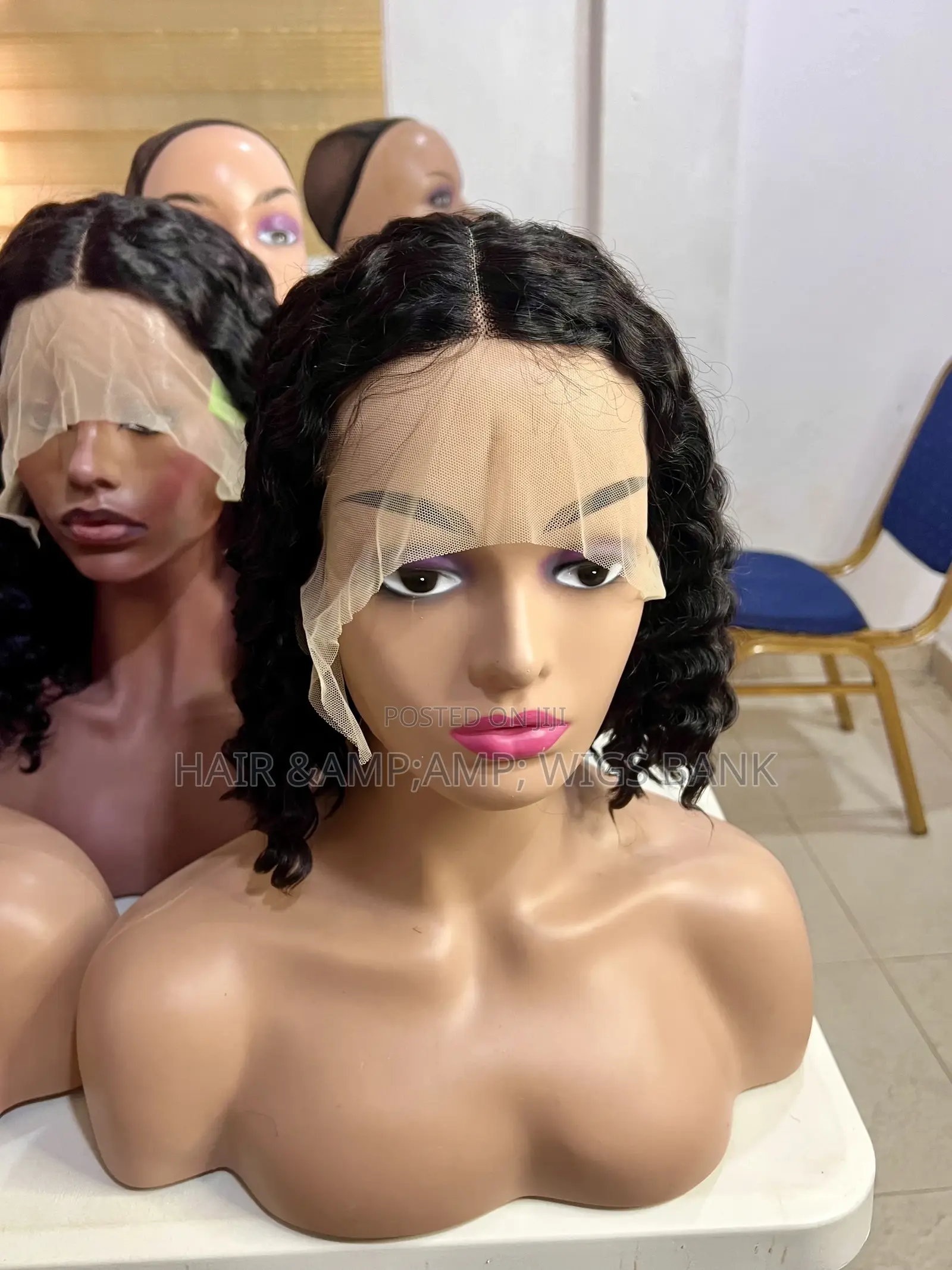 T-Frontal Deep Wave Wig  Human Hair
