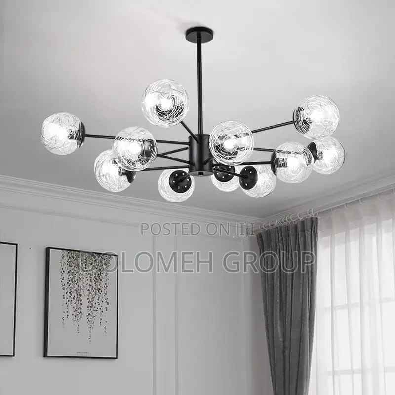 Nordic. Glass Chandelier
